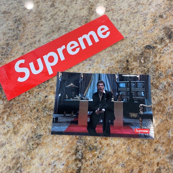 ❤️SUPREME STICKERS❤️ classic supreme & Scarface